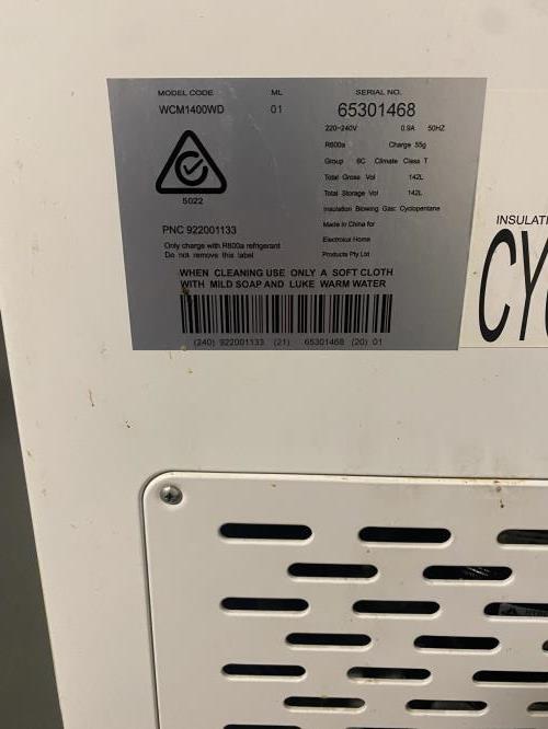 Second-hand Westinghouse 142L Freezer - Photo 4)