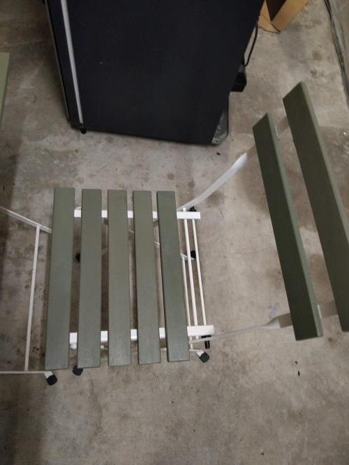 Second-hand Outdoor Table with 2 Chairs - Photo 4)