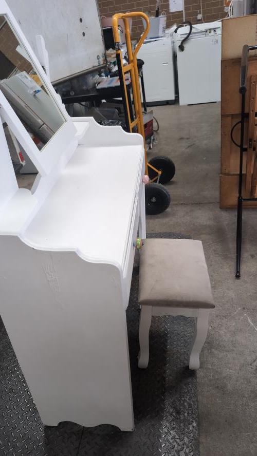 Second-hand Dressing Table with Stool - Photo 4)