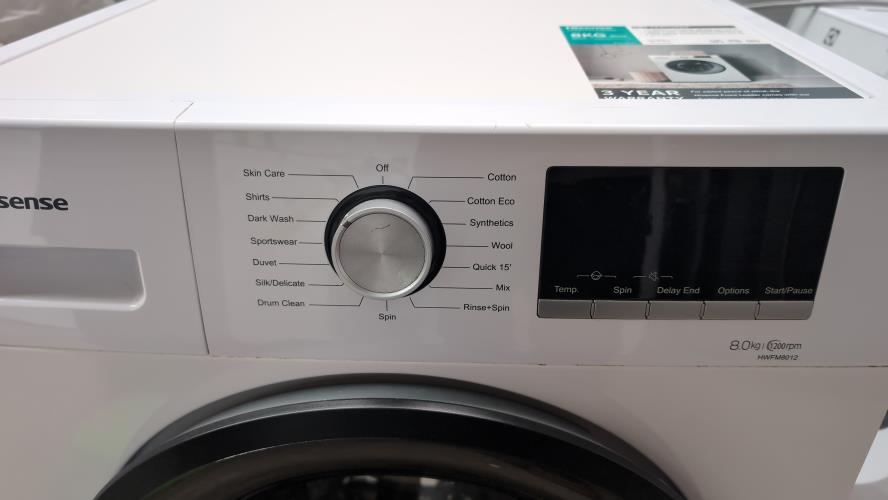 Second-hand Hisense 8kg Front Load Washing Machine - Photo 4)