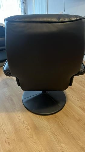 Second-hand Reclining Armchair with Foot Stool - Photo 4)