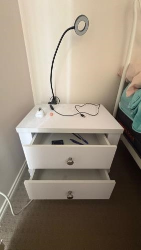 Second-hand Set of 2 Bedside Tables - Photo 4)