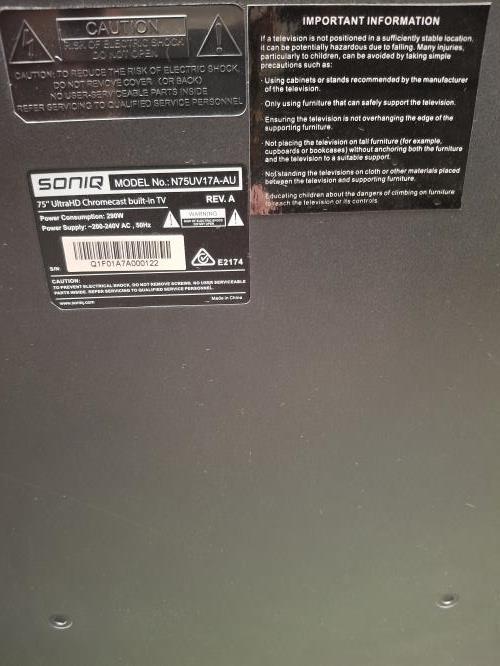 Second-hand Soniq 75\" Smart TV - Photo 4)