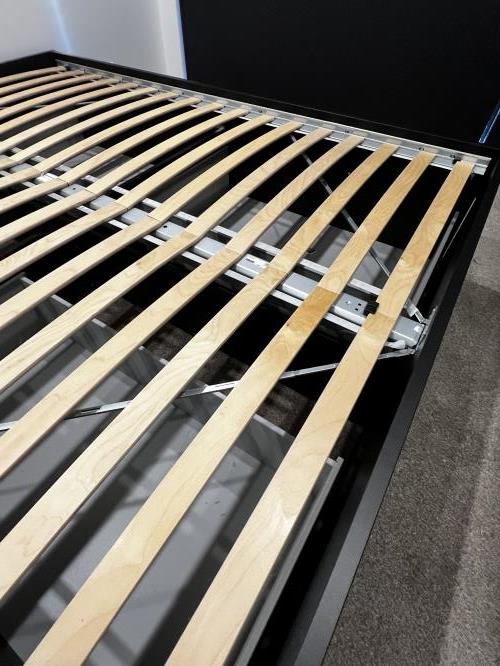 Second-hand IKEA BRIMNES Queen Bed Frame with 4 Storage Drawers - Photo 4)