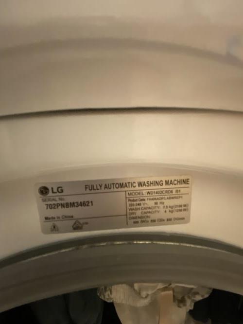 Second-hand LG 7kg / 4kg Washer-Dryer Combo - Photo 4)