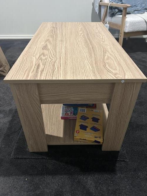 Second-hand Coffee Table with Storage - Photo 4)