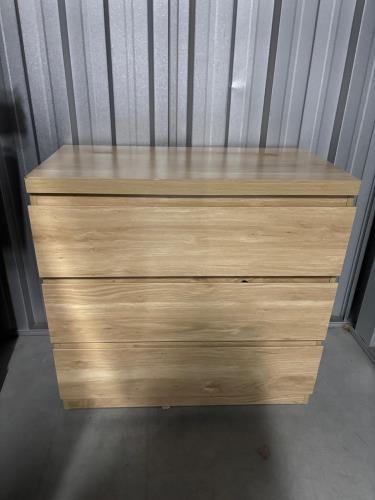 Second-hand Chest of 3 Drawers - Photo 4)