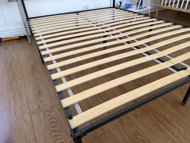 Second-hand IKEA Queen Bed Frame - Photo 4)