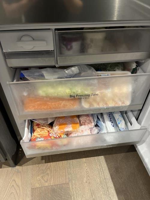 Second-hand LG 420L Bottom Mount Fridge - Photo 4)