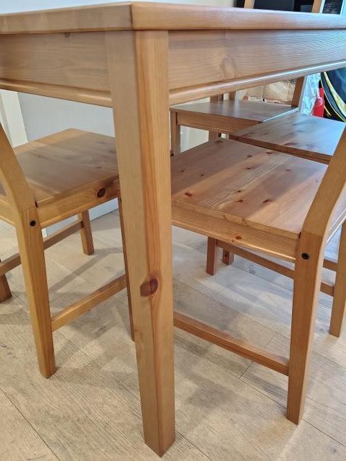 Second-hand IKEA JOKKMOKK Dining Table with 4 Chairs - Photo 4)