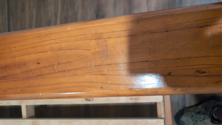 Second-hand Solid Timber Queen Bed Frame - Photo 4)