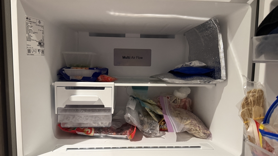 Second-hand LG 375L Top Mount Fridge - Photo 4)