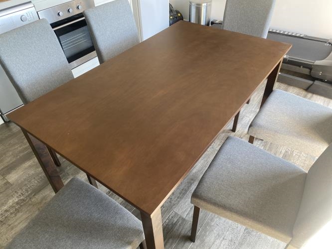 Second-hand Dining Table with 6 Chairs - Photo 4)