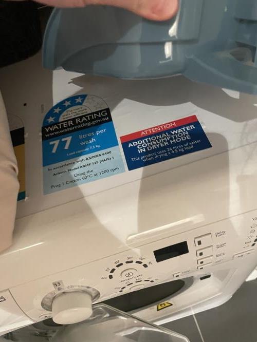 Second-hand Ariston 7.5kg / 4.5kg Washer-Dryer Combo - Photo 5)