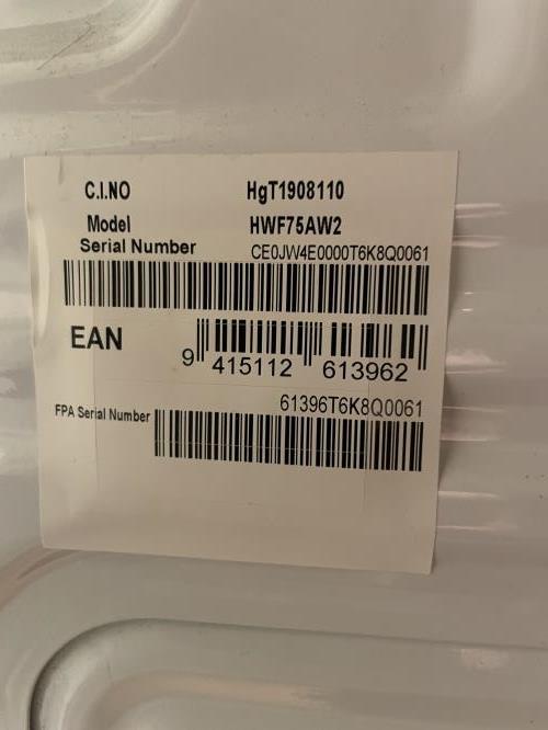 Second-hand Haier 7.5kg Front Load Washing Machine - Photo 5)