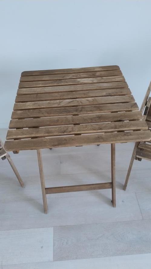 Second-hand IKEA Outdoor Table with 2 Chairs - Photo 5)