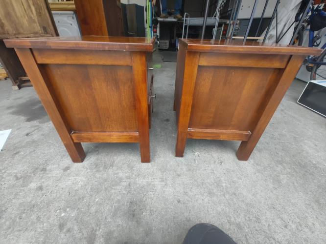 Second-hand Set of 2 Bedside Tables - Photo 5)