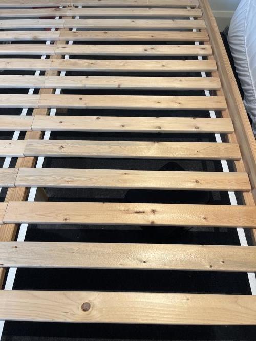Second-hand IKEA Queen Size Bed Frame - Photo 5)