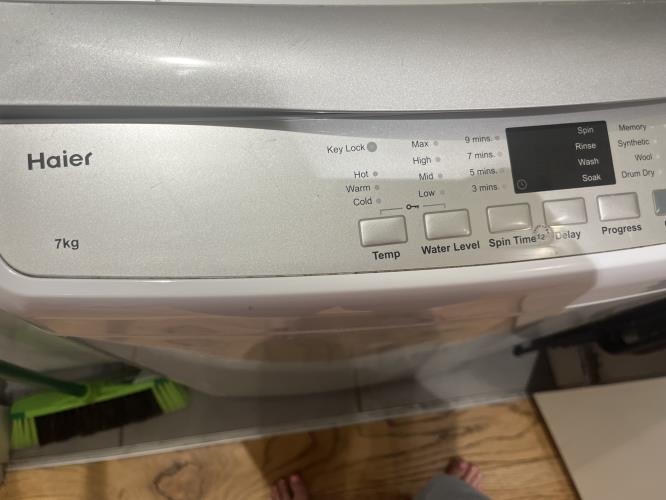 Second-hand Haier 7kg Top Load Washing Machine - Photo 5)