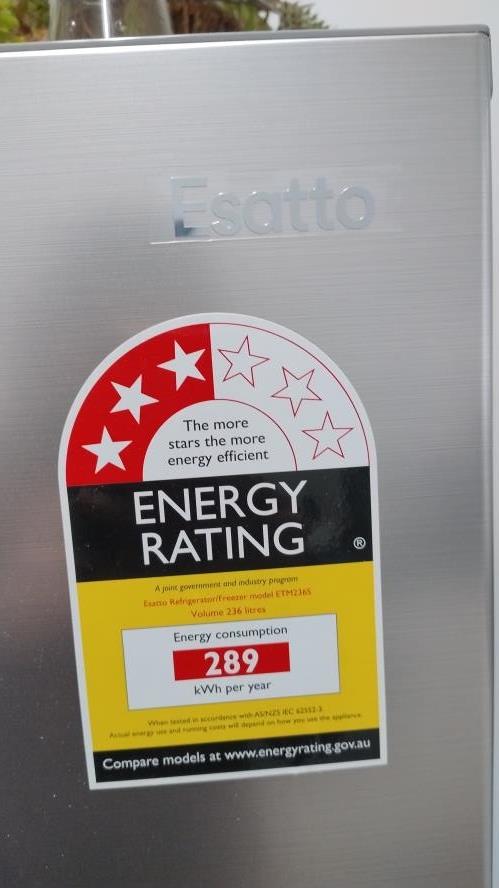 Second-hand Esatto 236L Top Mount Fridge - Photo 5)