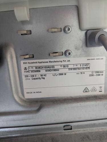 Second-hand Bosch 7kg Front Load Washing Machine - Photo 5)