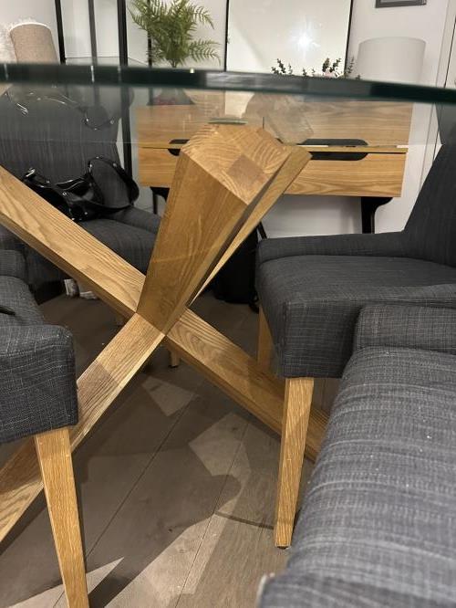 Second-hand Dining Table with 4 Chairs - Photo 5)