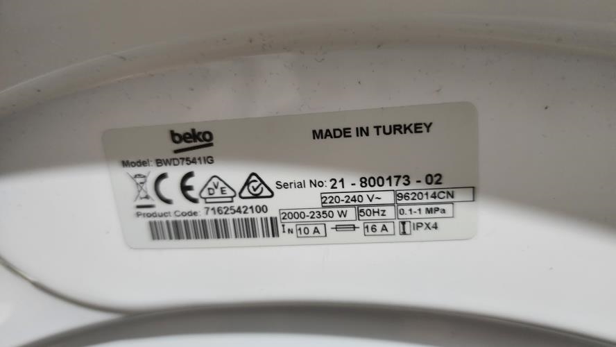 Second-hand Beko 7.5kg / 4kg Washer-Dryer Combo - Photo 5)