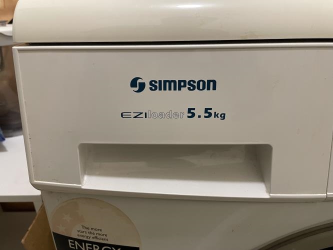 Second-hand Simpson 5.5kg Front Load Washing Machine - Photo 5)