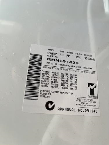 Second-hand Fisher & Paykel 6.5kg Top Load Washing Machine - Photo 5)