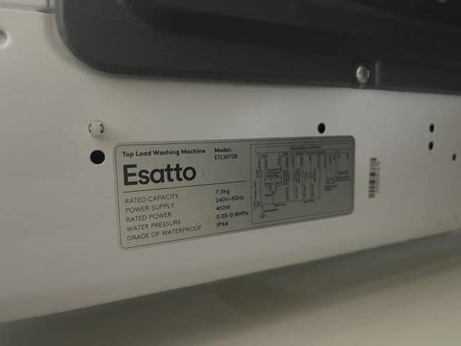 Second-hand Esatto 7kg Top Load Washing Machine - Photo 5)