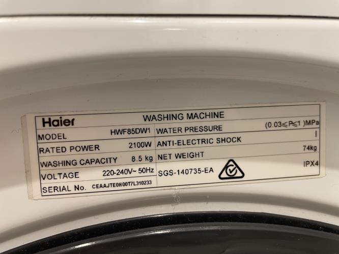 Second-hand Haier 8.5kg Front Load Washing Machine - Photo 5)