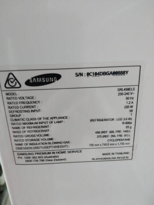Second-hand Samsung 458L Bottom Mount Fridge - Photo 5)
