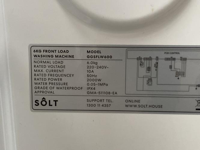 Second-hand Solt 6kg Front Load Washing Machine - Photo 5)