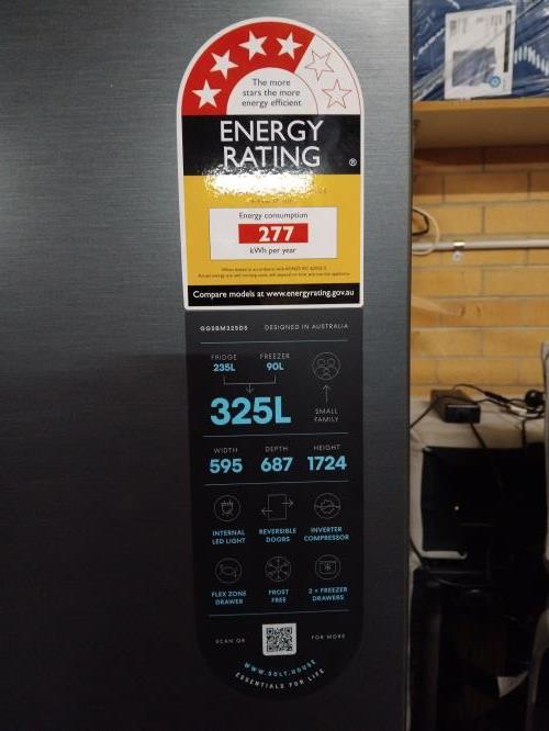 Second-hand Solt 325L Bottom Mount Fridge - Photo 5)