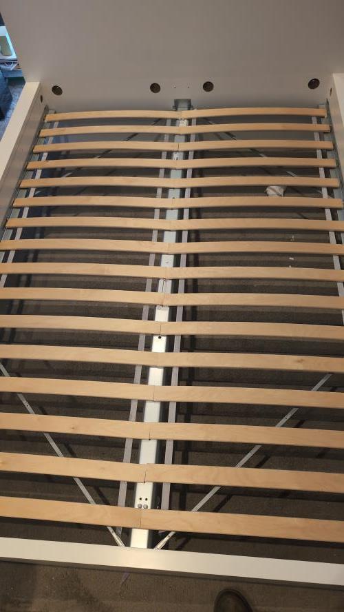 Second-hand IKEA Malm Double Bed Frame - Photo 5)