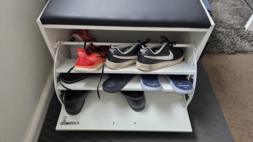 Second-hand Shoe Rack with Seat - Photo 5)