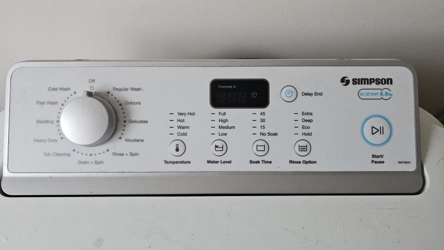 Second-hand Simpson 6.5kg Top Load Washing Machine - Photo 5)