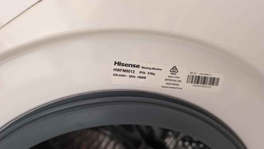 Second-hand Hisense 8kg Front Load Washing Machine - Photo 5)