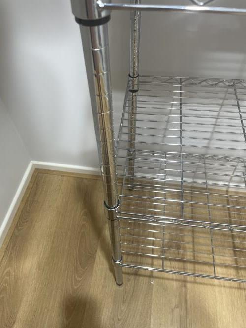 Second-hand Pair of Metal Storage Racks - Photo 5)