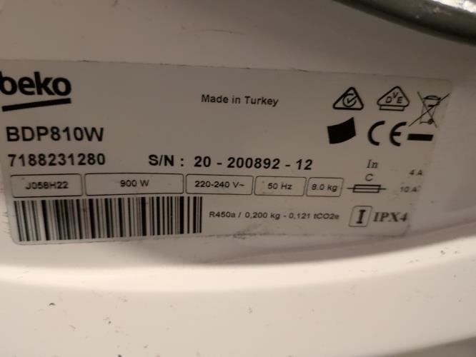 Second-hand Beko 8kg Dryer - Photo 5)
