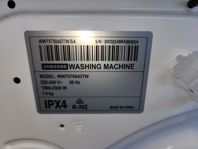 Second-hand Samsung 7.5kg Front Load Washing Machine - Photo 5)