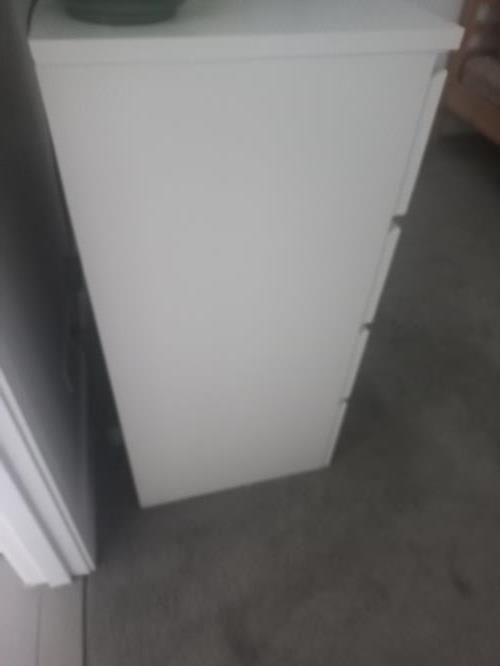 Second-hand IKEA Malm 4 Drawer Chest of Drawers - Photo 5)