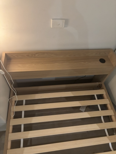 Second-hand King Single Bed Frame with 2 Storage Drawers - Photo 5)