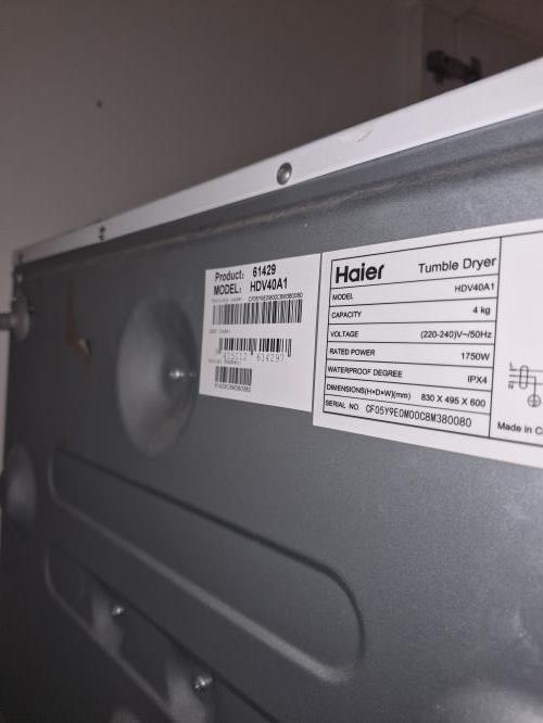 Second-hand Haier 4kg Dryer - Photo 5)