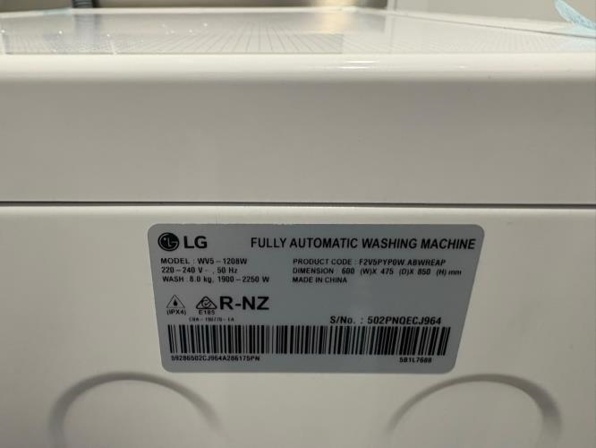 Second-hand LG 7.5kg Front Load Washing Machine - Photo 5)