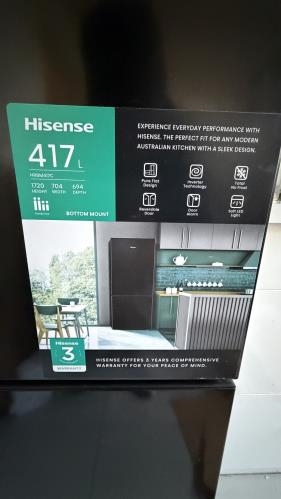 Second-hand Hisense 417L Bottom Mount Fridge - Photo 5)