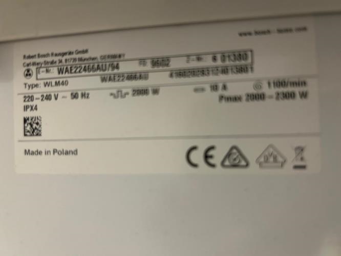 Second-hand Bosch 7kg Front Load Washing Machine - Photo 5)