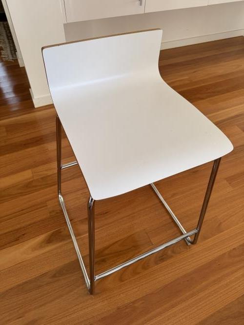 Second-hand Set of 3 Bar Stools - Photo 5)