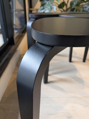 Second-hand Set of 4 IKEA KYRRE Stools - Photo 5)