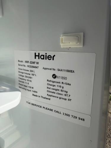 Second-hand Haier 222L Top Mount Fridge - Photo 5)